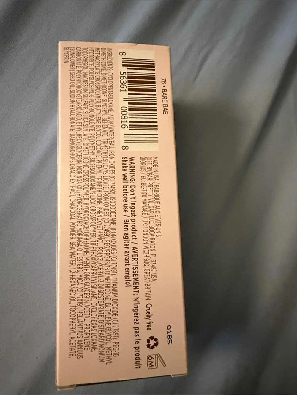 Selling this gorgeous Pretty Vulgar Cool AF Lava Water Foundation  Size 35ml